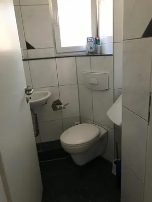 Ein Badezimmer in der Unterkunft Gästezimmer im Haus Anna