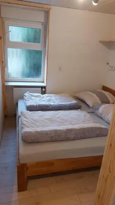 Ein Bett oder Betten in einem Zimmer der Unterkunft Anna's Ferienwohnung Bensheim