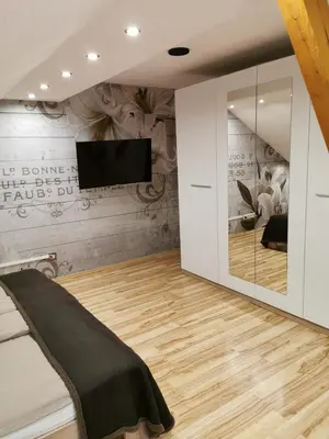 TV/Unterhaltungsangebot in der Unterkunft Apartmenthaus Wertheim