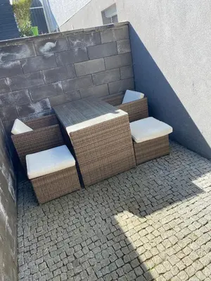 Ein Sitzbereich in der Unterkunft Apartment am Stetteritz