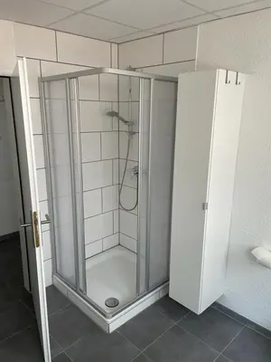 Ein Badezimmer in der Unterkunft Haus Gaui
