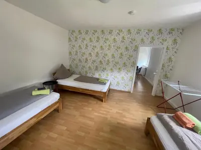 Ein Bett oder Betten in einem Zimmer der Unterkunft Haus Grünwald