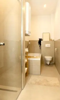 Ein Badezimmer in der Unterkunft Auszeit am Marktplatz - Design Ferienwohnungen mit Wohlfühlfaktor