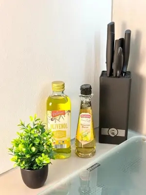 Grundriss der Unterkunft BELLA - Business&Family Ap 5, 100m zum Konzerteingang Schloß, Parkplatz, SmartTV, Netflix, Waschmaschine,24h Checkin, 30qm