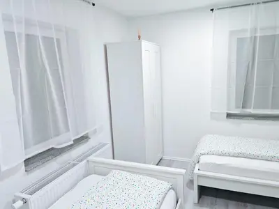 Ein Bett oder Betten in einem Zimmer der Unterkunft Stylvolles & schönes Apartment