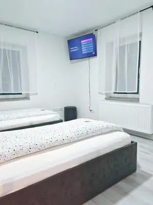 Ein Bett oder Betten in einem Zimmer der Unterkunft Stylvolles & schönes Apartment