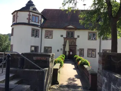 Das Gebäude in dem sich die Ferienwohnung befindet