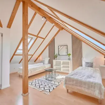BackHome - MAISIONETTE - Parkplatz - Fantastische Schlosslage - SmartTV - Waschmaschine - Netflix - 70qm - 24h Checkin- Apartment 5