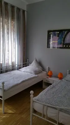 Ein Bett oder Betten in einem Zimmer der Unterkunft Pension Anna