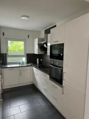Küche/Küchenzeile in der Unterkunft Luxury rooms -Guest House Bi-Bi