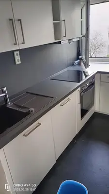 Küche/Küchenzeile in der Unterkunft Haus37