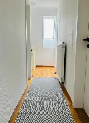 Ein Bett oder Betten in einem Zimmer der Unterkunft Charmantes Dachstudio