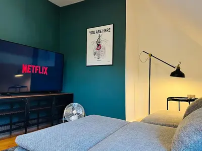 TV/Unterhaltungsangebot in der Unterkunft Charmantes Dachstudio