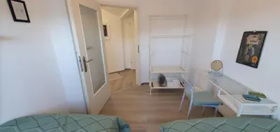 Ein Sitzbereich in der Unterkunft Auszeit