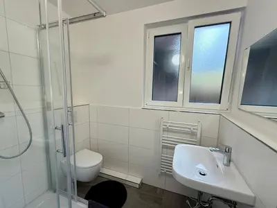 Ein Badezimmer in der Unterkunft Boardinghouse Zur Rose