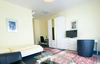 TV/Unterhaltungsangebot in der Unterkunft Appartementhaus Regina - Darmstadt - Griesheim
