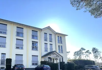 Das Gebäude in dem sich die Ferienwohnung befindet