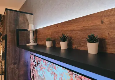 Grundriss der Unterkunft zentrale Design-Ferienwohnung mit Balkon und Stellplatz in Karlsruhe - APOLONIAliving
