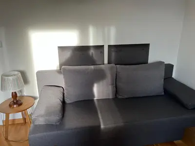 Ein Sitzbereich in der Unterkunft Stilvolle 3,5-Zimmer-Wohnung in Ilvesheim