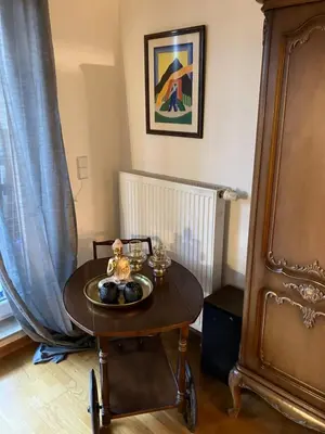 Ein Sitzbereich in der Unterkunft Stilvolle 3,5-Zimmer-Wohnung in Ilvesheim