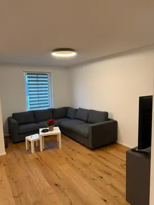 Ein Sitzbereich in der Unterkunft Neubau-Oase am Weinbergsrand