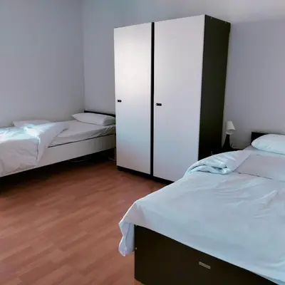 Ein Bett oder Betten in einem Zimmer der Unterkunft MZK Maier Schöne Aussicht, Preiswert