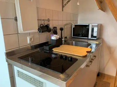 Küche/Küchenzeile in der Unterkunft Monteurapartment in Kaiserslautern