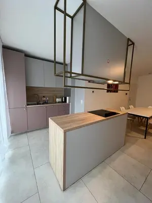 Küche/Küchenzeile in der Unterkunft Ludwig Camas - Apartments