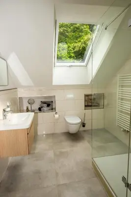 Ein Badezimmer in der Unterkunft Ferienhaus am Bellachini