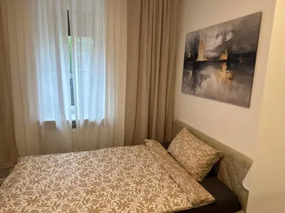 Ein Bett oder Betten in einem Zimmer der Unterkunft Modernes Zimmer in Zentrale Lage von Mannheim