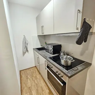 Küche/Küchenzeile in der Unterkunft Urban Suites HBN