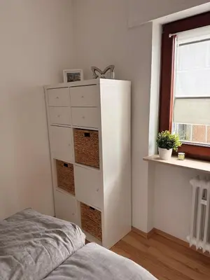 Ein Bett oder Betten in einem Zimmer der Unterkunft Ferienwohnung in den Bergdörfern