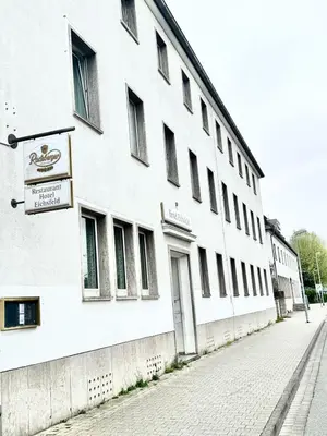 Das Gebäude in dem sich das Hotel befindet