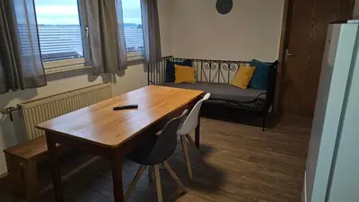 Ein Sitzbereich in der Unterkunft Komfortable Monteurwohnung auf Zeit