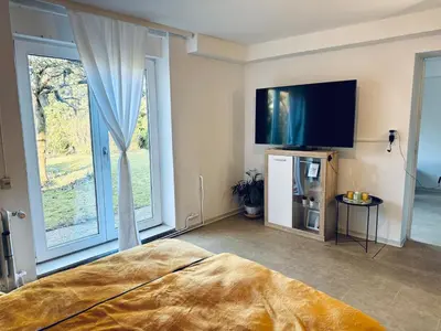 TV/Unterhaltungsangebot in der Unterkunft Apartment Schwarzwaldhöhen Pforzheim-Birkenfeld