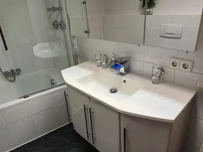 Ein Badezimmer in der Unterkunft Ferienwohnung Blum