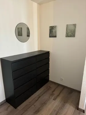 Grundriss der Unterkunft C&V 3 Personen 2 Zimmer WLAN SmartTV Boxspringbett