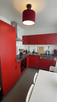 Küche/Küchenzeile in der Unterkunft Charmantes Familienrefugium im Zentrum von Ludwigshafen - Eleganz & Komfort Ideal fur Familien