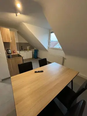 Küche/Küchenzeile in der Unterkunft nJoy! Business Apartment Pforzheim - gratis WLAN