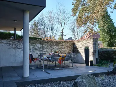 Grundriss der Unterkunft Architektenhaus Hello in Erbach mit High End Interieur zentral aber ruhig