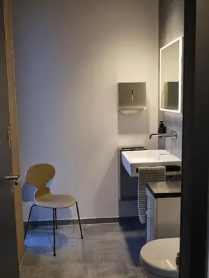 Grundriss der Unterkunft Architektenhaus Hello in Erbach mit High End Interieur zentral aber ruhig
