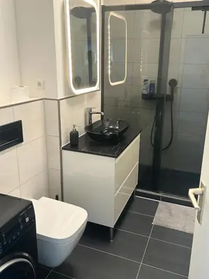 Ein Badezimmer in der Unterkunft Charming 2-room apartment