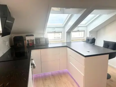Küche/Küchenzeile in der Unterkunft Charming 2-room apartment