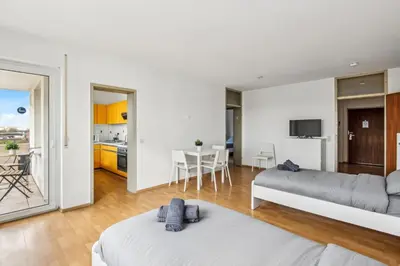 TV/Unterhaltungsangebot in der Unterkunft MONTEUR - Unterkunft für bis zu 4 Personen in 65462 Ginsheim-Gustavsburg - GG14