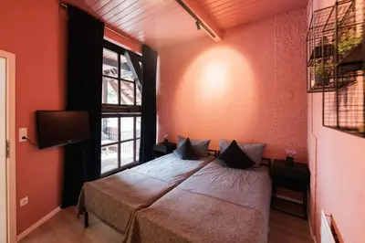 Ein Bett oder Betten in einem Zimmer der Unterkunft FREYZEIT Apartments Speyer
