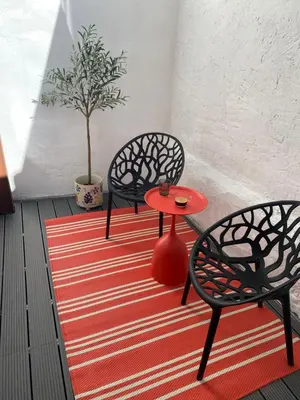 Ein Sitzbereich in der Unterkunft Marktplatz-Suite