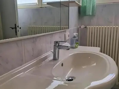 Ein Badezimmer in der Unterkunft Apartment Pusteblume