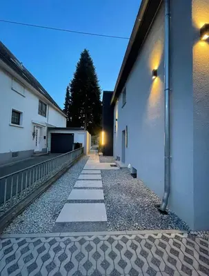 Das Gebäude in dem sich die Ferienwohnung befindet