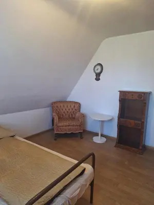 Ein Sitzbereich in der Unterkunft Darmstadt Living