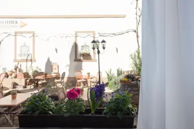 Ein Restaurant oder anderes Speiselokal in der Unterkunft gants gemütlich im Weisenheimer Hof